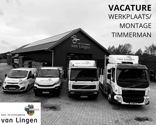 vacature werkplaats/montage timmerman